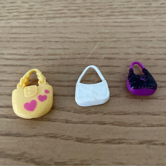 Vtg Polly Pocket Doll Accessories Set Mini Purses Backpack Sunglasses and Visor - Picture 6 of 6